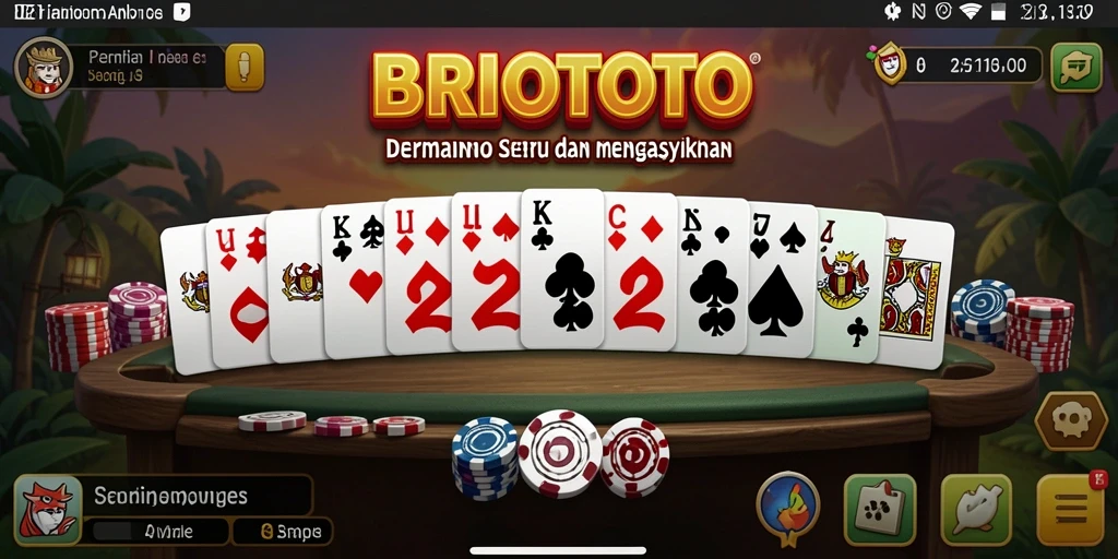 Tampilan gameplay seru BRIOTOTO dengan grafis menawan.