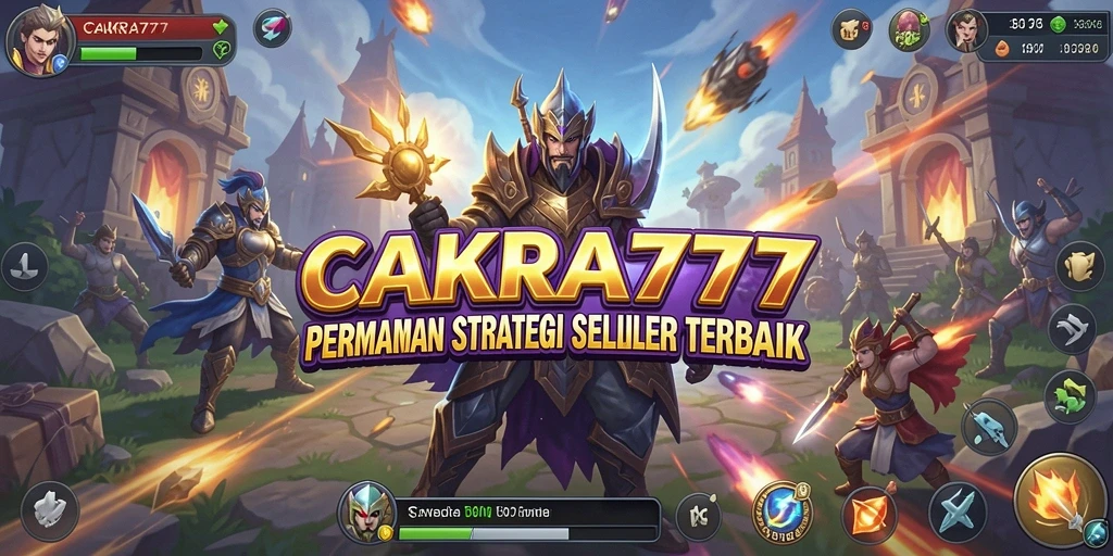 Screenshot gameplay CAKRA777 menampilkan aksi pertempuran yang mendebarkan.