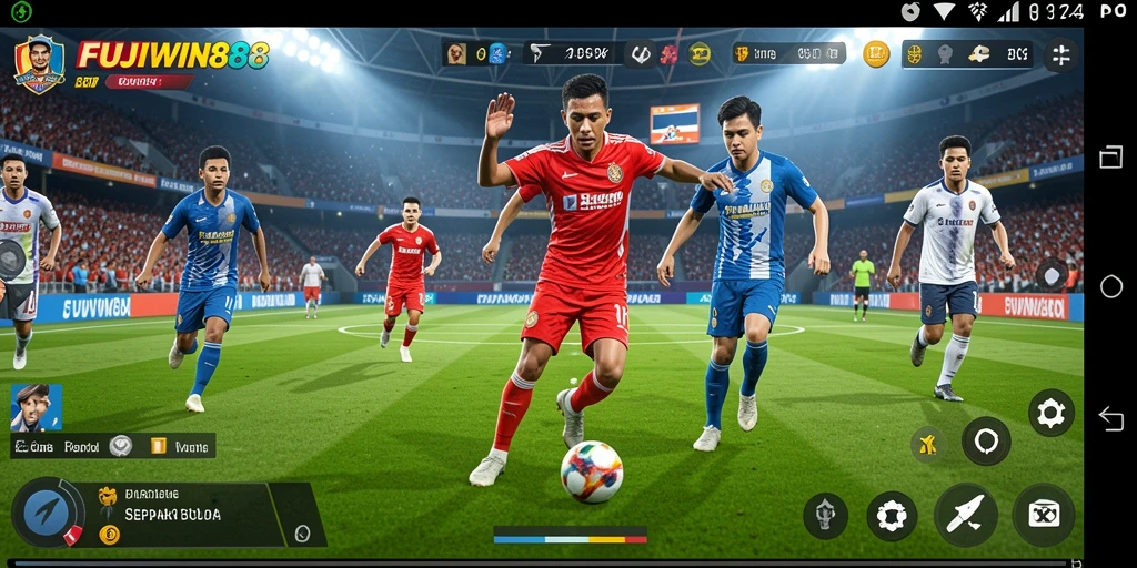 Tampilan gameplay seru dalam FUJIWIN88 saat bertanding.