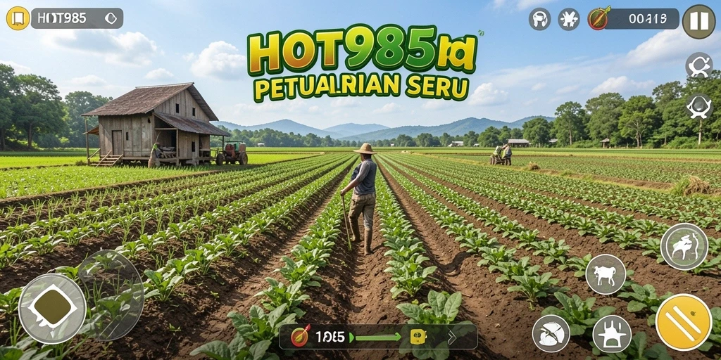 Gameplay menarik di HOT985 dengan ladang yang luas.