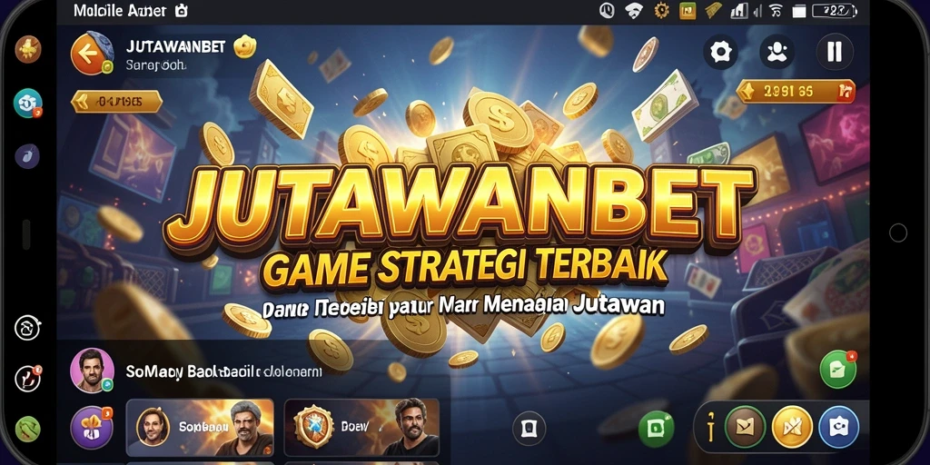 Screenshot utama JUTAWANBET menampilkan aksi strategis dalam pertempuran.