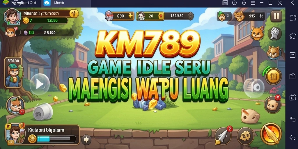 Tampilan gameplay Idle KM789 yang menarik dan interaktif.