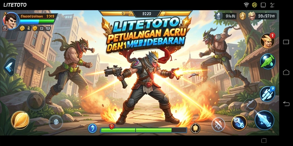 Gameplay seru LITETOTO dengan aksi menegangkan.