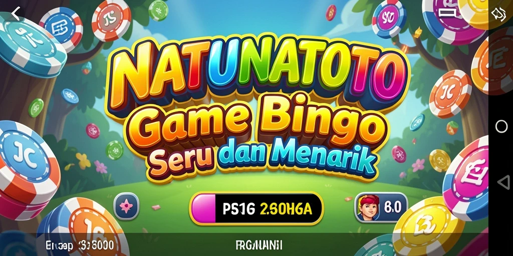 Tampilan utama gameplay NATUNATOTO dengan suasana permainan Bingo yang menarik.