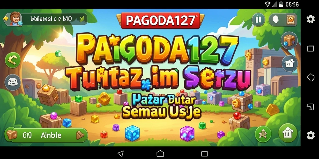Tangkapan layar utama PAGODA127 menunjukkan serunya gameplay Puzzle.