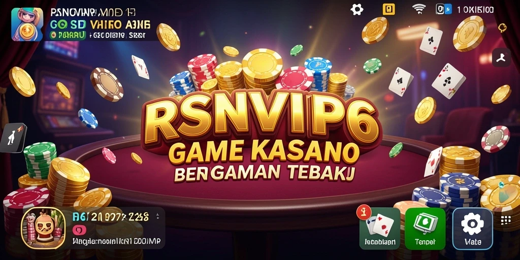 Tampilan gameplay RSNVIP6 yang realistis dan menarik dalam suasana Kasino.