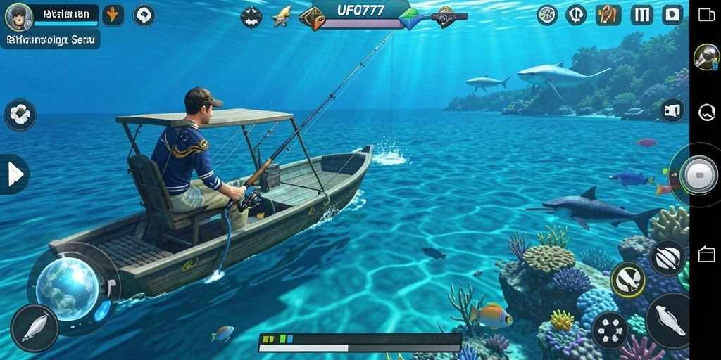 Gameplay seru memancing ikan besar di UFO777.